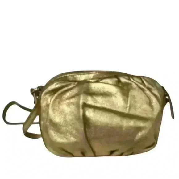 Kate Spade Gold Metallic Crossbody Purse - Picture 7 of 12